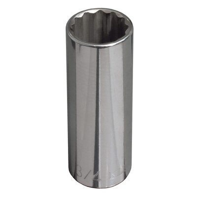 Klein Tools 5/8-Inch Deep 12-Point Socket, 1/2-Inch Drive