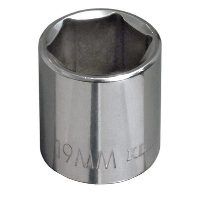 Klein Tools 12 mm Metric 6-Point Socket, 3/8-Inch Drive