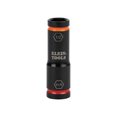 Klein Tools Flip Impact Socket, 3/4 and 13/16-Inch