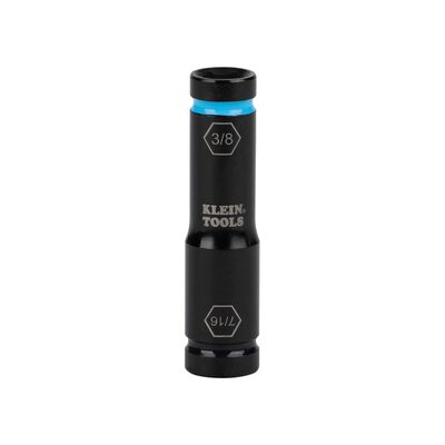 Klein Tools Flip Impact Socket, 11/16 and 5/8-Inch