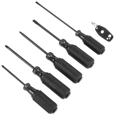 Klein Tools Screwdriver Set, 1/4 Keystone and #2 Phillips, Cushion-Grip, 2-Piece