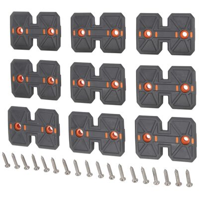 Klein Tools Hard Tool Module Flaps, Rail System, 9-Pack