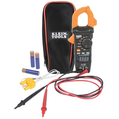 Klein Tools AC/DC Digital Clamp Meter, TRMS Auto-Ranging 400 Amp