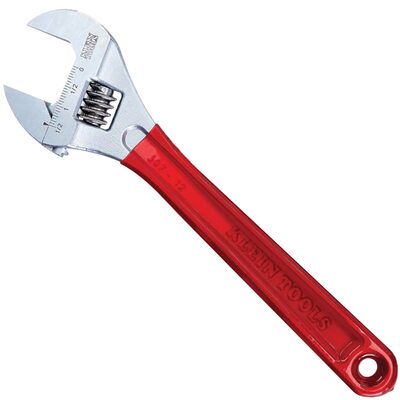 Klein Tools Adjustable Wrench Extra Capacity, 12-Inch