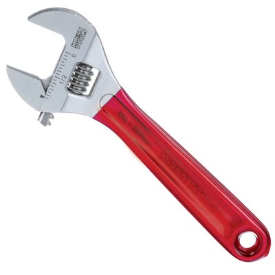 Klein Tools Adjustable Wrench Extra Capacity, 6-1/2-Inch