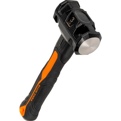 Klein Tools Dual-Faced Fiberglass Handle Hammer, 3-Pound