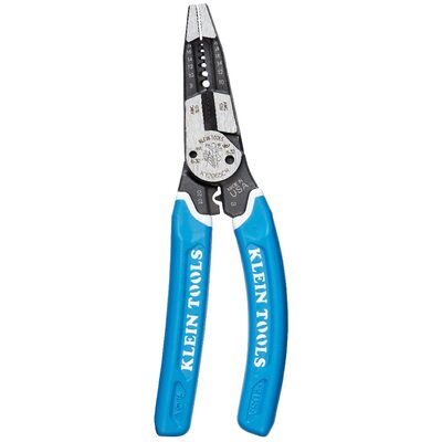 Klein Tools Klein-Kurve&reg; Heavy-Duty Wire Stripper / Cutter / Crimper Multi Tool, 8-20 AWG