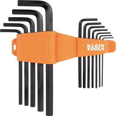 Klein Tools L-Style Long Hex Key Set, SAE, 12-Piece