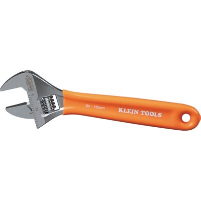 Klein Tools Extra-Capacity Adjustable Wrench, 6-Inch