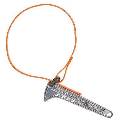 Klein Tools Grip-It&trade; Strap Wrench, 1-1/2 to 4-Inch, 6-Inch Handle