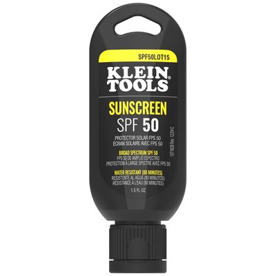 Klein Tools Sunscreen Lotion, Broad Spectrum SPF 50, 12-Pack