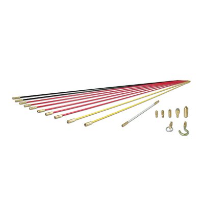Klein Tools Deluxe Fish Rod Set, 33-Foot, 19-Piece