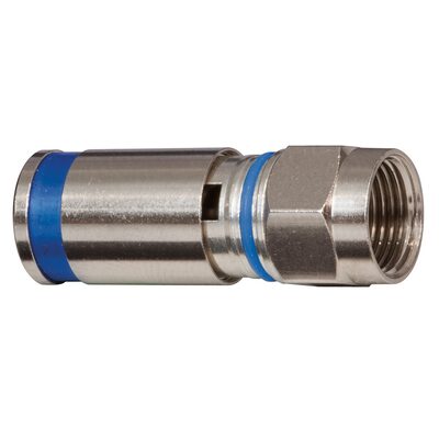 Klein Tools Weatherproof F-Compression Connectors RG6 10-Pack