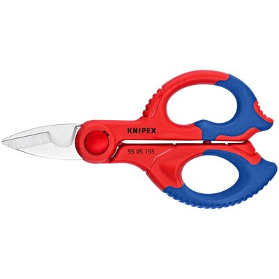 KNIPEX ELECTRICIAN'S SHEARS W/PLASTIC BELT CASE