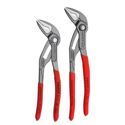 KNIPEX 2PC Cobra ES Water Pump Pliers Set