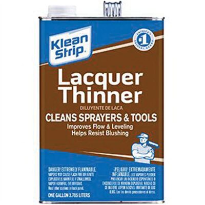 Klean Strip QML170SC Lacquer Thinner, 1 qt Can, Clear