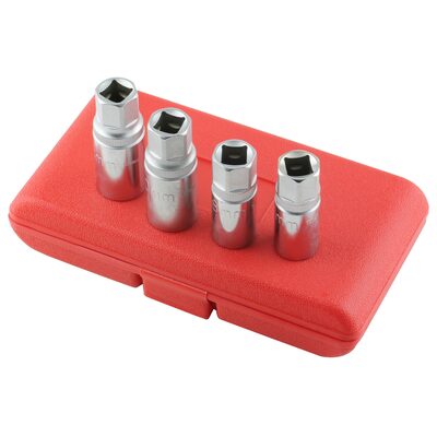 K Tool International Stud Remover Set 4 pc 1/2 in. Dr Metric