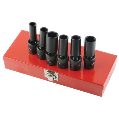 K Tool International SOC SET IMP FLEX 3/8" DR 6 PC.