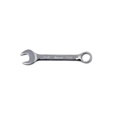 K Tool International Wrench 7/16 Inch Combination Short 12 Point 15 Degree
