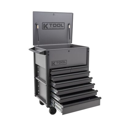 K Tool International Service Cart Premium 7 Drawer 750 Pound (Gray)
