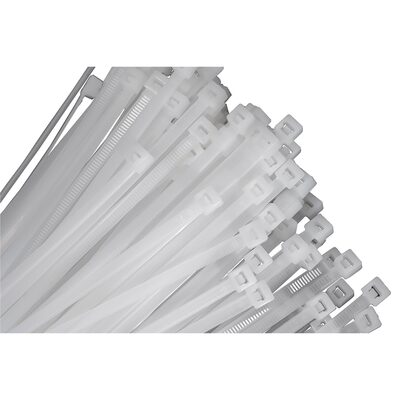 K Tool International Cable Zip Tie 14 Inch Natural 100/Pack 120 Pound Tensile
