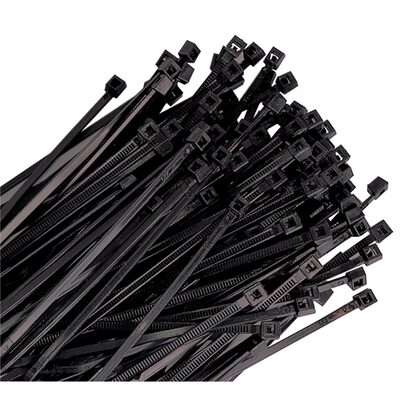 K Tool International Cable Zip Tie 24 In. Black 50 Pack