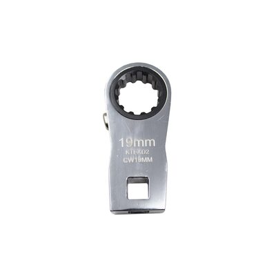 K Tool International Ratcheting Crowfoot Wrench 19mm 3/8 Inch Drive