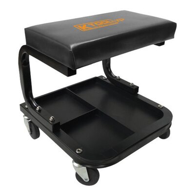 K Tool International Mechanic's Seat w/ Plastic Tool Tray