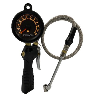 K Tool International Tire Inflator Gauge with Backlight