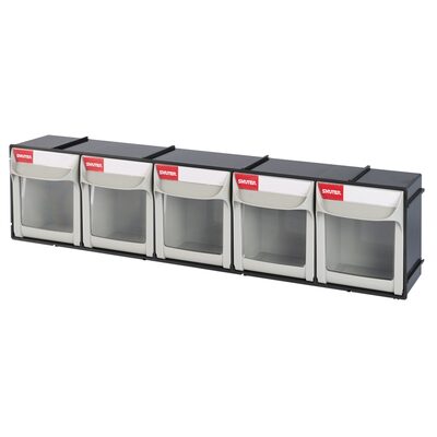 ShopSol Flip Out Part Storage Bins - 5 Compartment