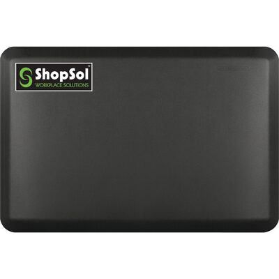 ShopSol Anti-Fatigue Mat Supreme 3' x 2' Black 32SSFBLK