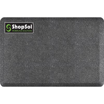 ShopSol Anti-Fatigue Mat Supreme 3' x 2' Mosaic Steel 32S