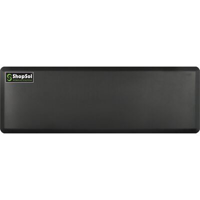 ShopSol Anti-Fatigue Mat Supreme 6' x 2' Black 62SSBLK