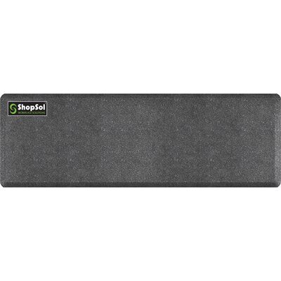 ShopSol Anti-Fatigue Mat Supreme 6' x 2' Mosaic Steel 62S