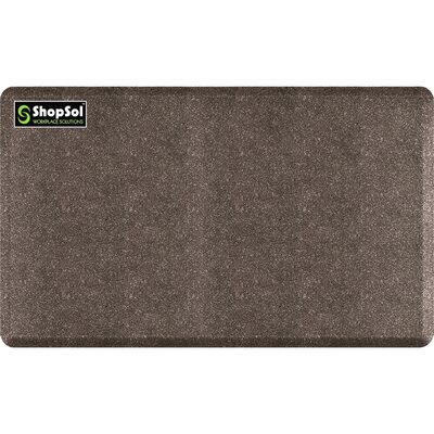 ShopSol Anti-Fatigue Mat Supreme 5' x 3' Mosaic Steel 53