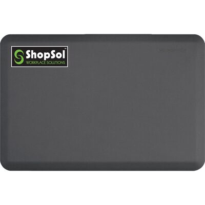 ShopSol Anti-Fatigue Mat Supreme Dual 3' x 2' Gray 32SSGR