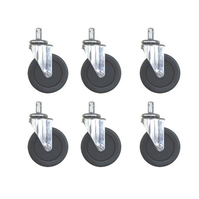 ShopSol ShopSol Caster Kit, Dual Bearing (6) Pack