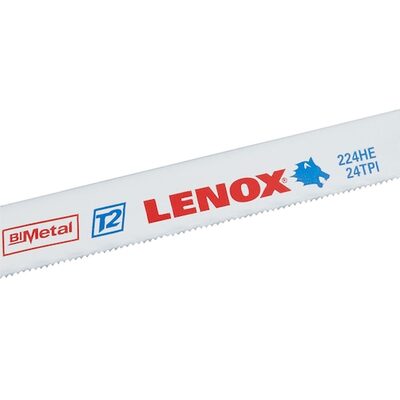 Lenox Tools 12 Inch 24 TPI Bi-Metal Hacksaw Blades - 2 Pack