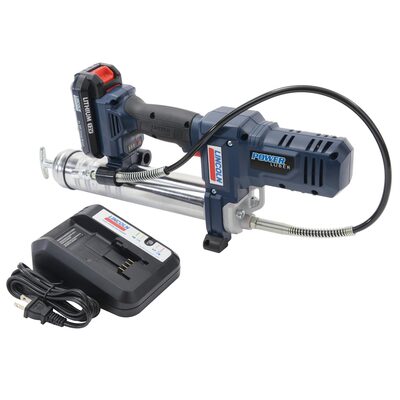 Lincoln Lubrication PowerLuber Battery Powered 12 Volt Lithium Ion Cordless Grease Gun