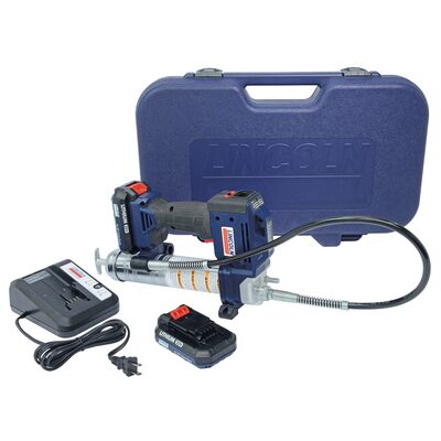 Lincoln Lubrication Lithium-Ion PowerLuber 20-Volt Battery-Operated Cordless Grease Gun