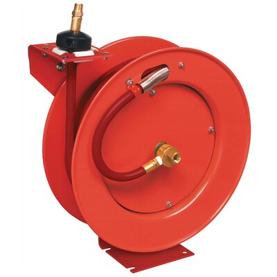 Lincoln Lubrication Value Series Air and Water 50' x 1/2" Retractable Hose Reel