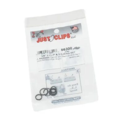 Lisle JC380 3/8-inch 3 Clips & 3 O-Rings Set