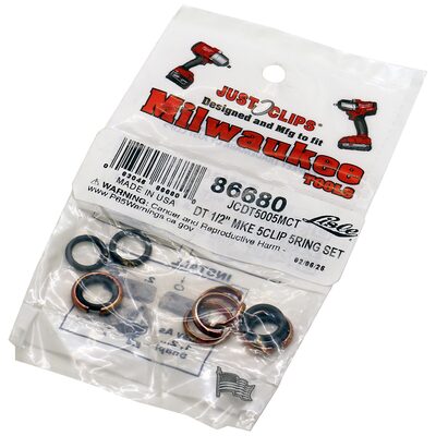 Lisle DT 1/2-inch MKE 5 Clip & 5 Ring Set