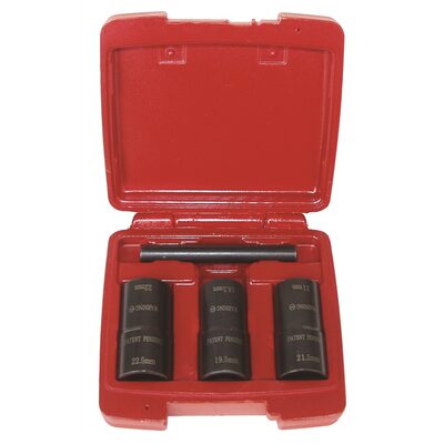Milton Industries LTI Tool By MIlton 3 Piece Chrome Cap Buster Kit (Includes 1240, 1250, 1260 And Lt-400-7)