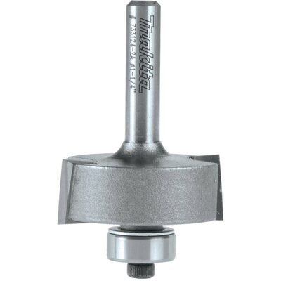 Makita Router Bit 3/8" Rabbet, 2 Flute, 1/4" SH, C.T.