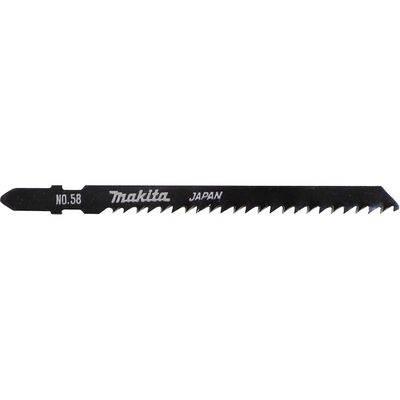 Makita Jig Saw Blade, T Shank, HCS, 4 1/8" x 8TPI (Pack of 5)