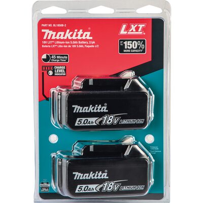 Makita 18V LXT Lithium-Ion 5.0Ah Battery 2-pk