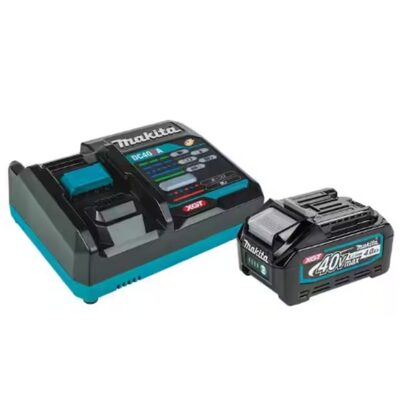 Makita 40V Max XGT 4.0AH Battery and Charger Starter Pack with BL4040 Battery and DC40RA Charger