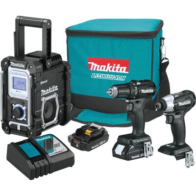 Makita 18V LXT 2.0 Ah Sub-Compact Brushless Cordless 3-Piece Combo Kit