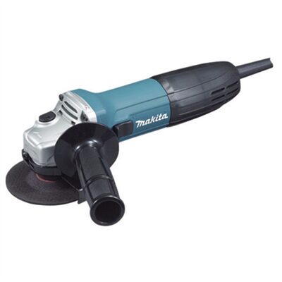 Makita Electric 6Amp 4" Angle Grinder, 11,000 RPM, Locking On/Off Switch, and Side Handle